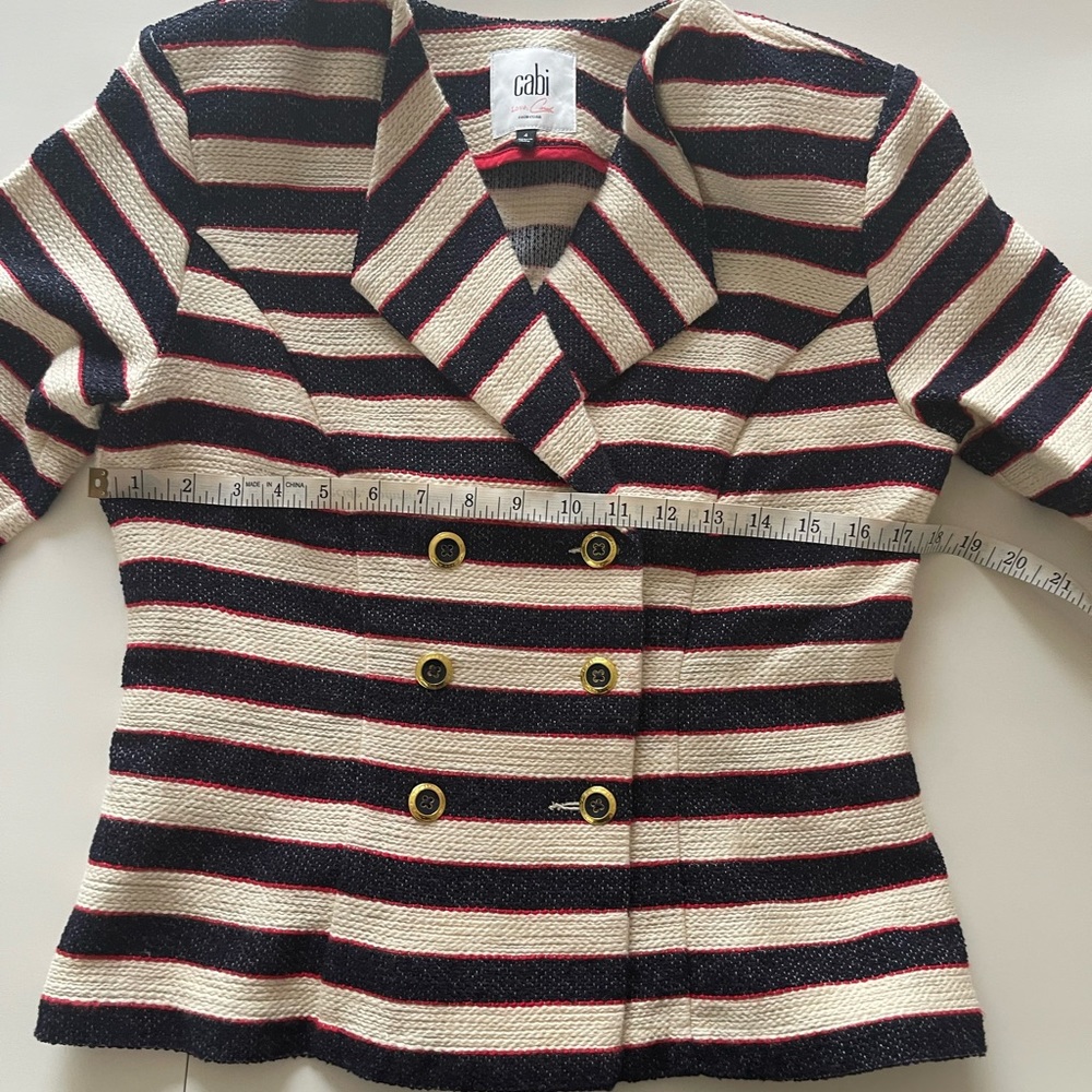 CAbi Striped Cruise Jacket - Love Carol Collection - Picture 13 of 15